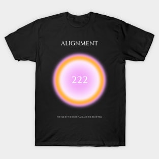 Angel Numbers Alignment 222 T-Shirt